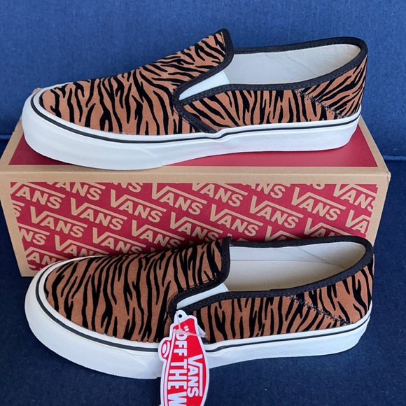Vans Slip-On SF Animal Stripes Black/Marshmallow WMNS - Picture 2 of 16